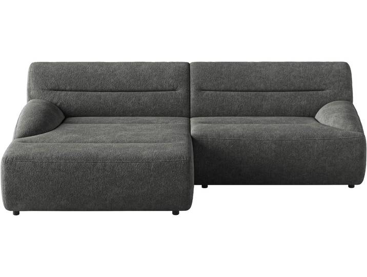 Ecksofa SIT & MORE Scrabble , grau (dunkelgrau), B:260cm H:80cm T:162cm, 100% Polyester, Sofas, Ecksofa, Modernes Design in verschiedenen Stoffarten