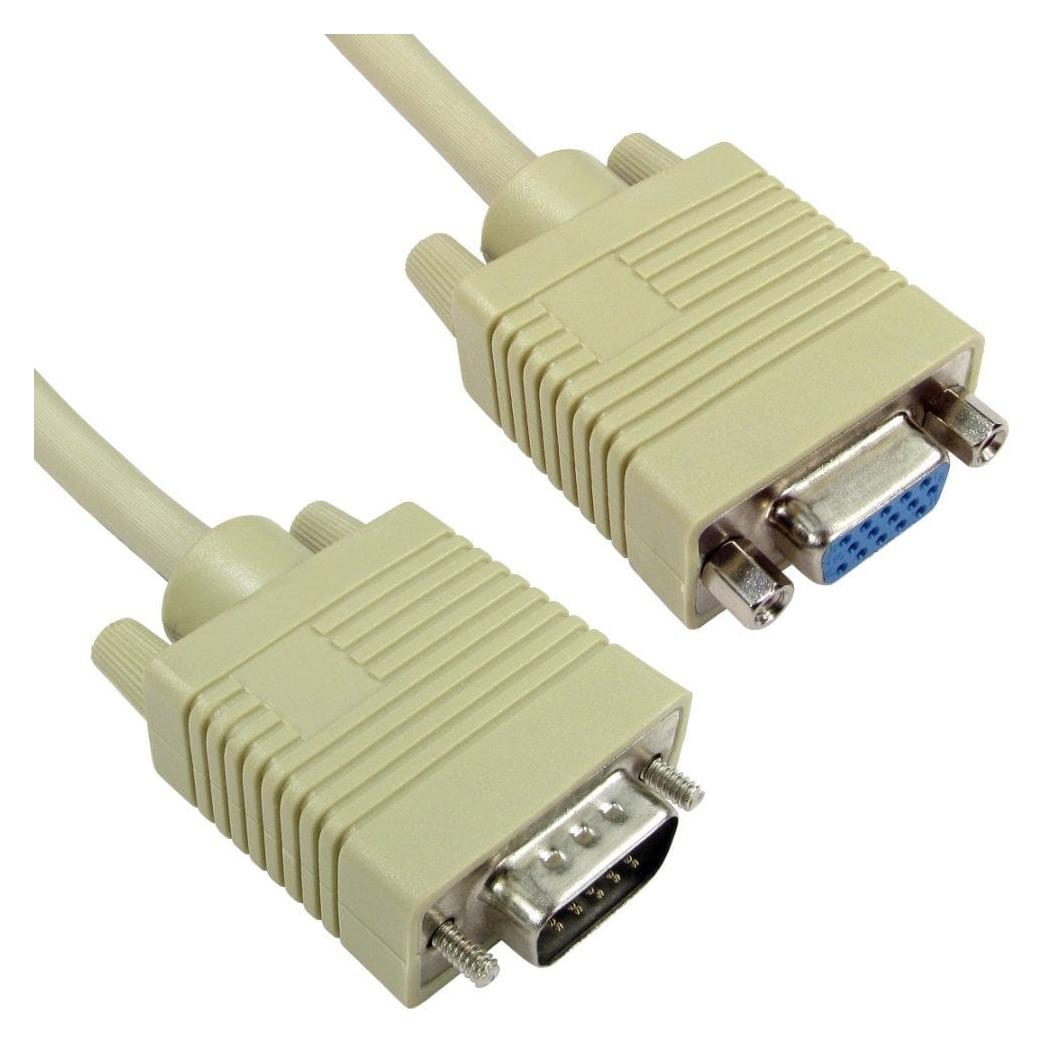 Cables Direct CDL 5m SVGA Extension Cable -Beige (5 m) (CDEX-255)