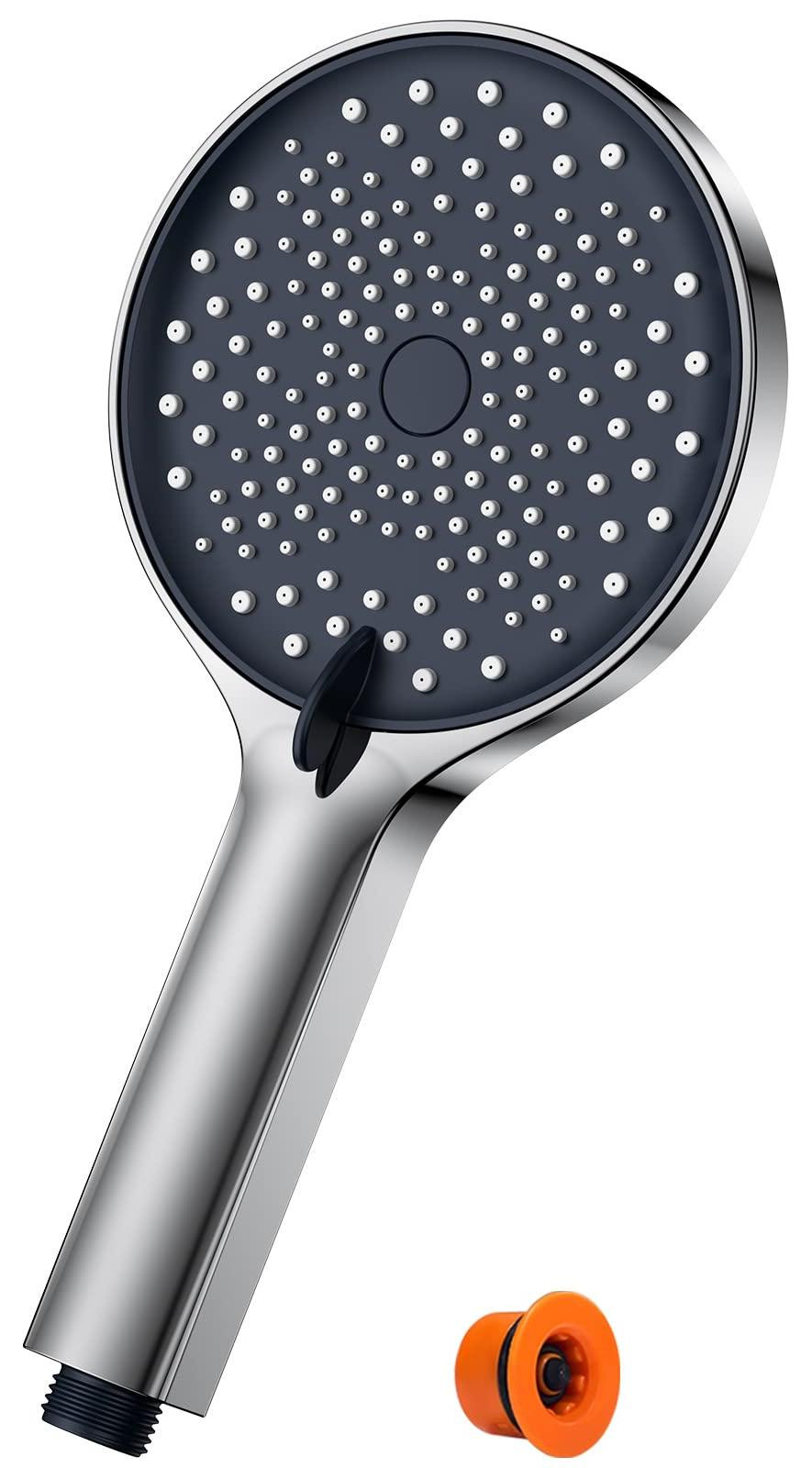 Waterbesparende douchekop met 3 straalstanden, diameter 130 mm