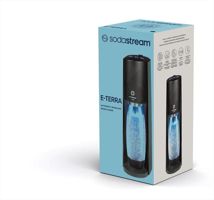 SODASTREAM Gasatore Elettrico E-terra-nero