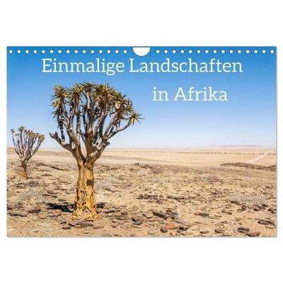 Einmalige Landschaften in Afrika (Wandkalender 2027 DIN A4 quer), CALVENDO Monatskalender