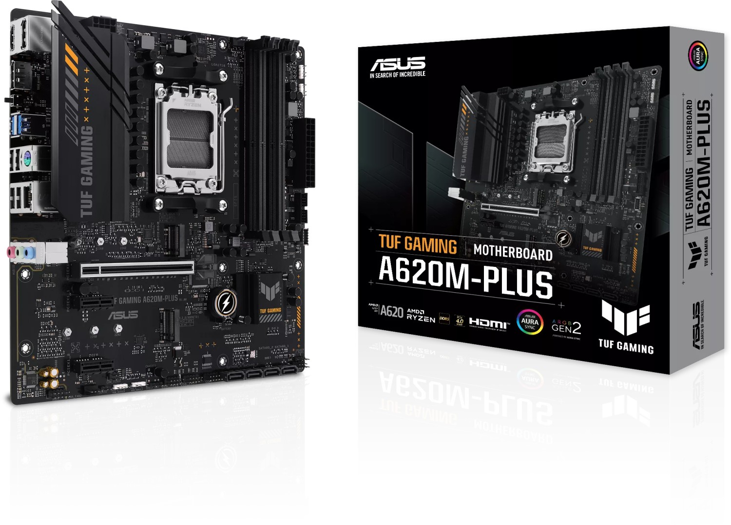 ASUS TUF GAMING A620M-PLUS mATX Mainboard - Sockel AM5