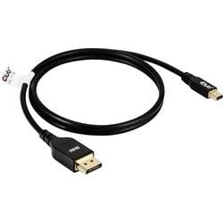 club3D Mini-DisplayPort Anschlusskabel DisplayPort Stecker, Mini DisplayPort Stecker 1 m Schwarz CAC-1116 DisplayPort-Kabel