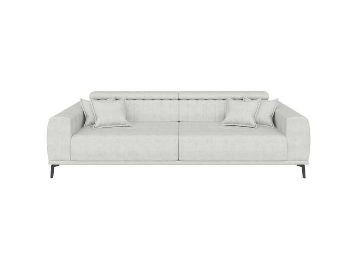 Carryhome Bigsofa, Natur, Metall, 3,5-Sitzer, Füllung: Schaumstoff, 280x80x113 cm, Rücken echt, Wohnzimmer, Sofas & Couches, Sofas, Bigsofas