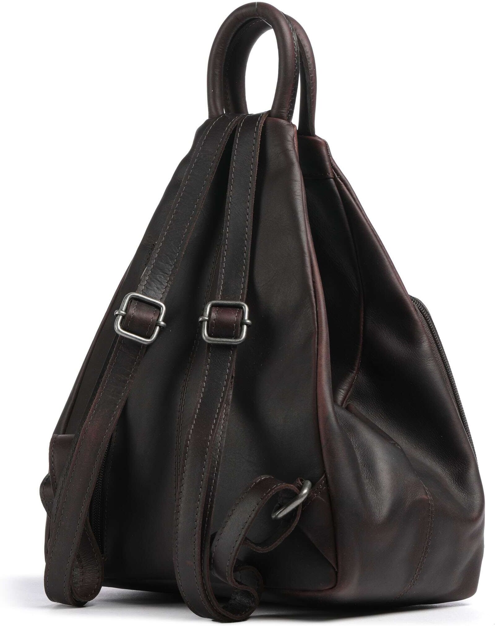 The Chesterfield Brand Wax Pull Up Cow Howard Rucksack aus Leder, braun