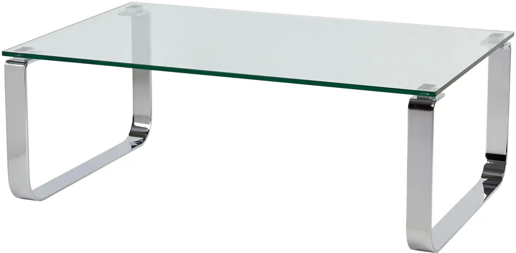 Höffner Couchtisch  Helen ¦ transparent/klar ¦ Maße (cm): B: 70 H: 40