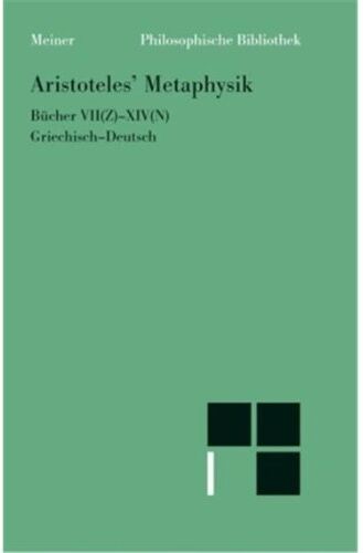 Aristoteles - Metaphysik: 2. Halbband (Bücher VII-XIV) - Preis vom 14.10.2026 23:07:16 h