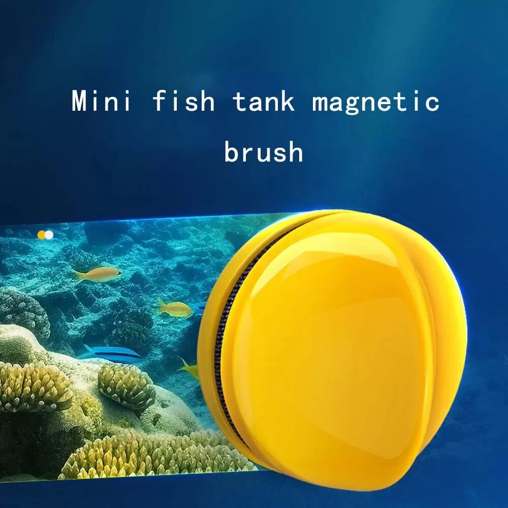 INF Mini Magnetischer Aquarium Reiniger - Effektive Glasreinigung für Aquarien L