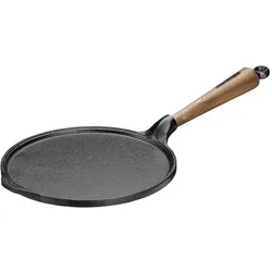 Skeppshult Gusseisen Crêpes Pfanne 23 cm, Pfanne + Kochtopf, Schwarz