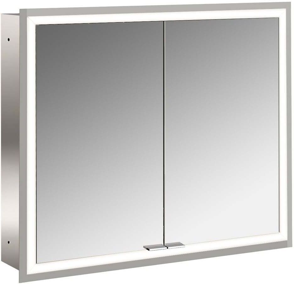 Emco Asis Prime armoire à miroir 949705072 830x730mm, modèle encastré, paroi arrière miroir