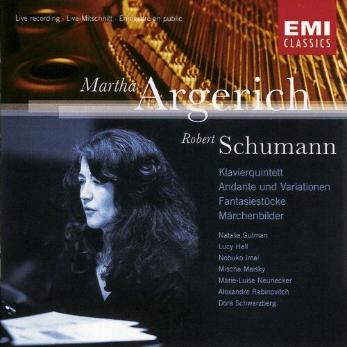 Martha Argerich - Klavierquintett op.44 / Andante und Variationen op.46 / Fantasiestücke op.73 / Märchenbilder op.113 - Preis vom 14.10.2026 23:07:16 h