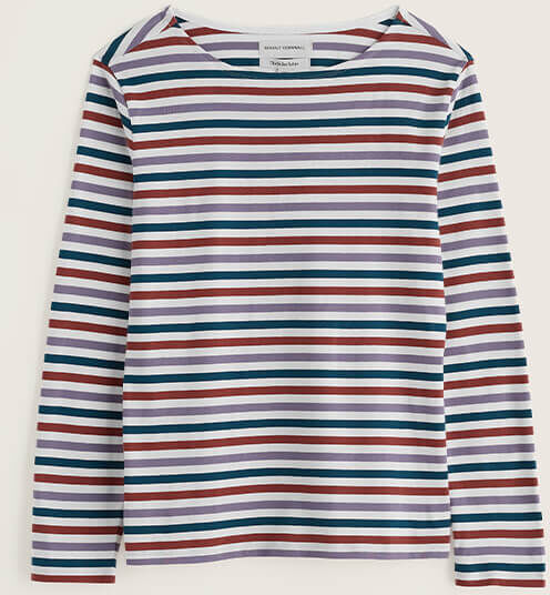 SeaSalt Ladies Sailor Shirt Tri Mini Cornish Echium