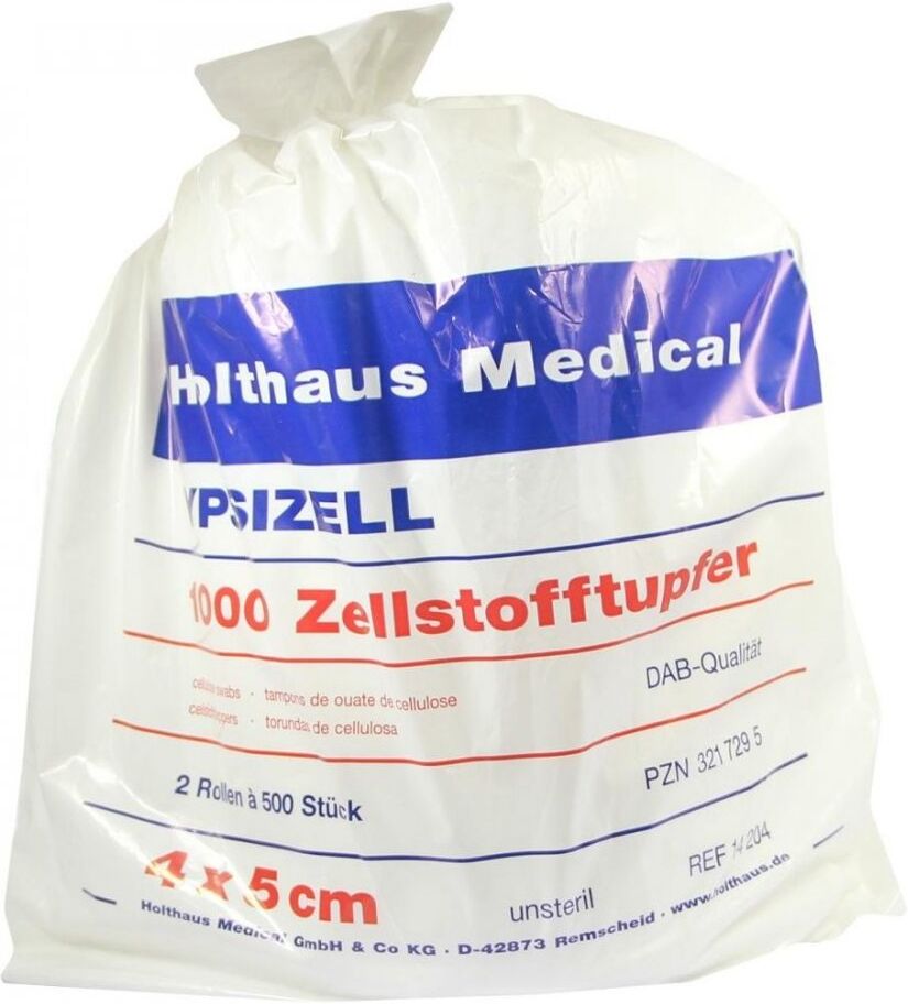 Zellstofftupfer Ypsizell 4x5 cm