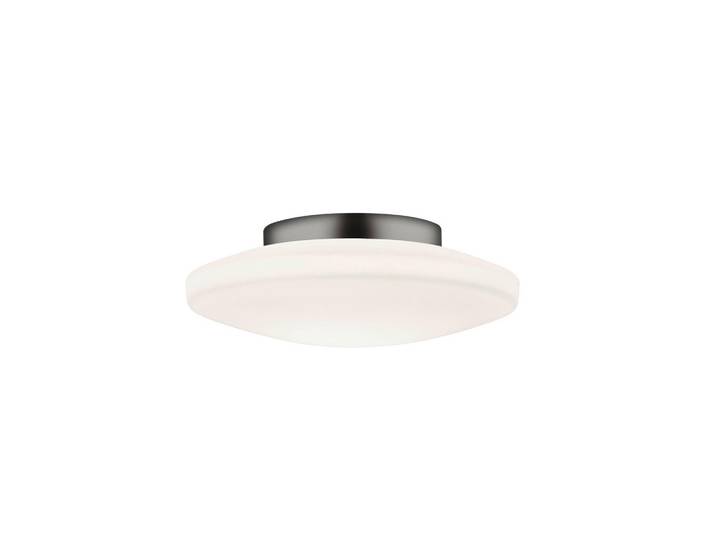 Helestra Led-Deckenleuchte Kymo, Weiß, Chromfarben, Metall, Glas, 9.5 cm, Lampen & Leuchten, LED Beleuchtung, LED-Deckenleuchten