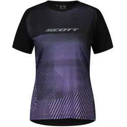 SCOTT T-Shirt Damen Trail Tuned | black / swish purple