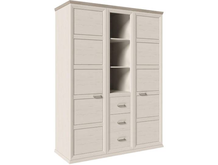 My Baby Lou Babykleiderschrank Camron, Grau, Weiß, 7 Fächer, 3 Schublade(n) Schubladen, 154x209.2x60.2 cm, Babymöbel, Babykleiderschrank