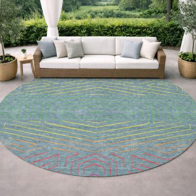 Addison Rugs Machine Washable Indoor/ Outdoor Modern Ulm Chantille Rug
