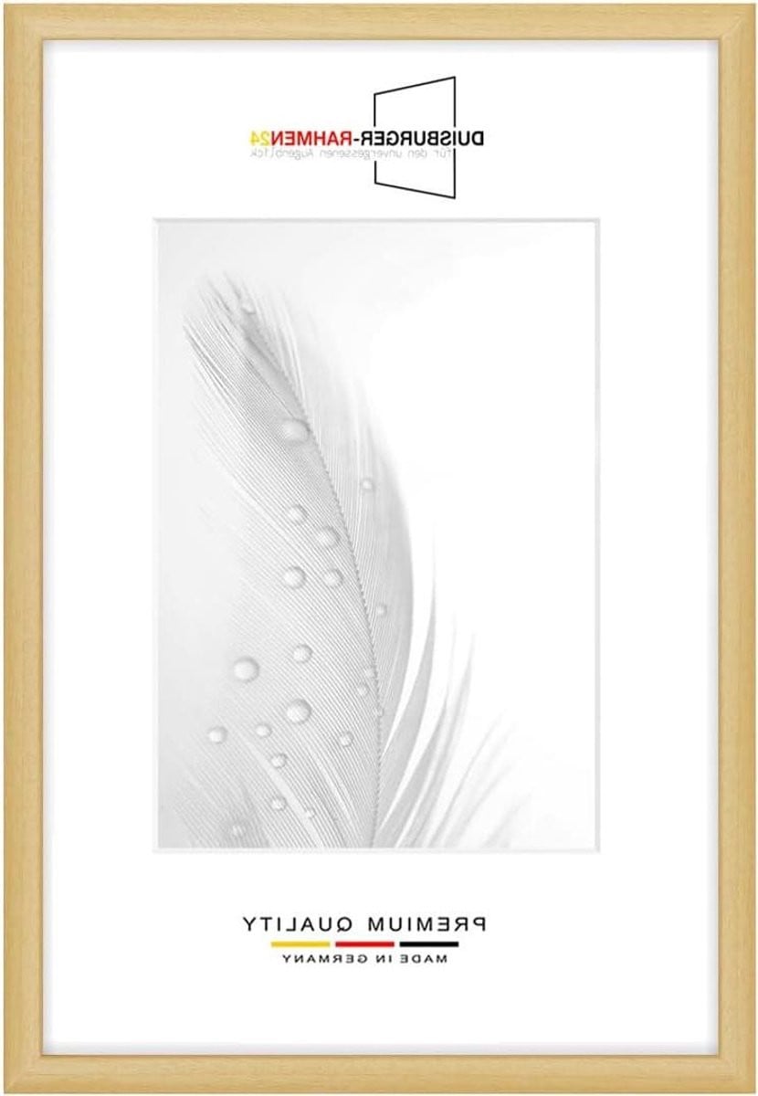 Houten fotolijst Smal modern frame Natuur 24 x 33 cm