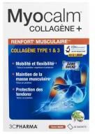 3C Pharma Myocalm Collagène + Renforcement Musculaire Arôme Neutre 30 Sachets 360 g - Boîte