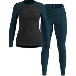 Odlo, Damen, Funktionsshirt, Active Warm Eco Set (XL), Schwarz