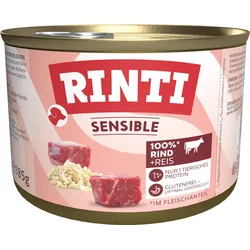 Rinti Sensible Rind und Reis 12x185 g