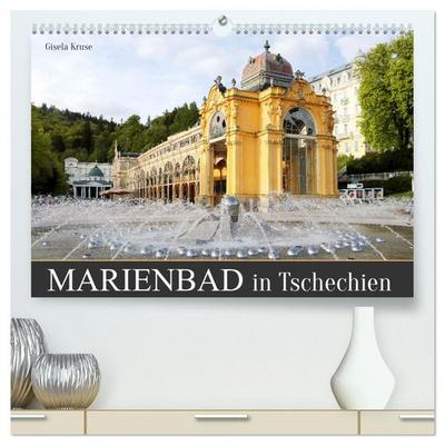 Marienbad in Tschechien (hochwertiger Premium Wandkalender 2026 DIN A2 quer), Kunstdruck in Hochglanz