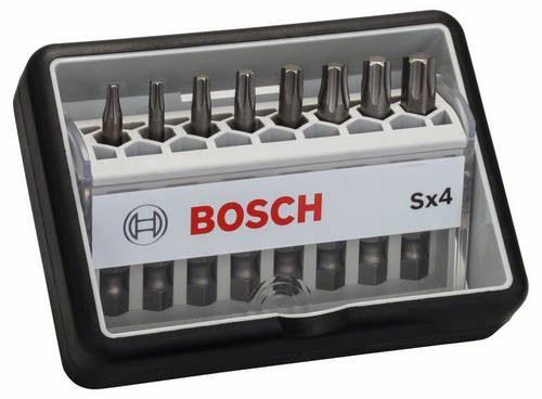 Bosch Accessories Robust Line 2607002559 Bit-Set 8teilig Innen-Sechsrund (TX)