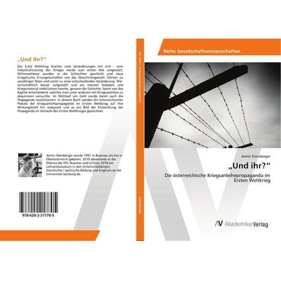 Und ihr?, Taschenbuch von Armin Steinberger, AV Akademikerverlag, 978-620-2-21770-5