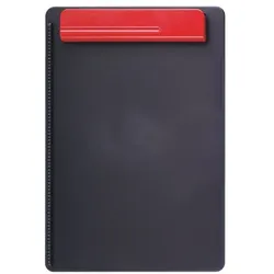 MAUL Klemmbrett A4 / C4 Anschlagkante große Klemme rot, 23.3x34.3 cm