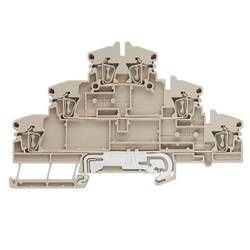 Weidmüller 1131750000 Mehrstockklemme Zugfeder Belegung: PE Dunkelbeige 50 St. Piece