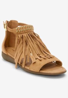 Women's The Carmella Sandal by Comfortview in Tan (Size 7 M)