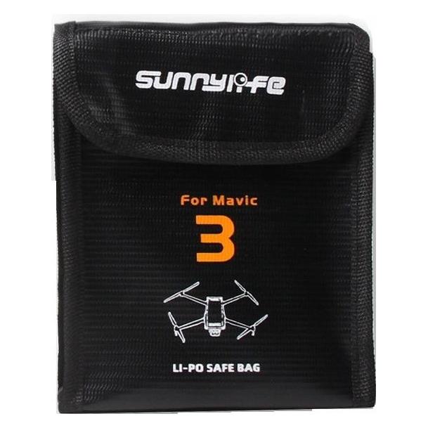 Sunnylife Li-Po Safe Bag 2x Battery for DJI Mavic 3 M3-DC105-2 (Drohnen Zubehör Tasche, DJI Mavic 3) (SB6730)