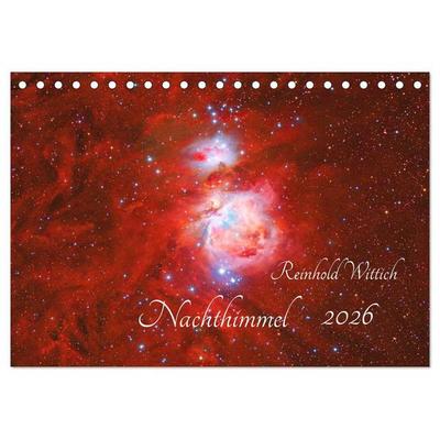 Nachthimmel (Tischkalender 2026 DIN A5 quer), CALVENDO Monatskalender