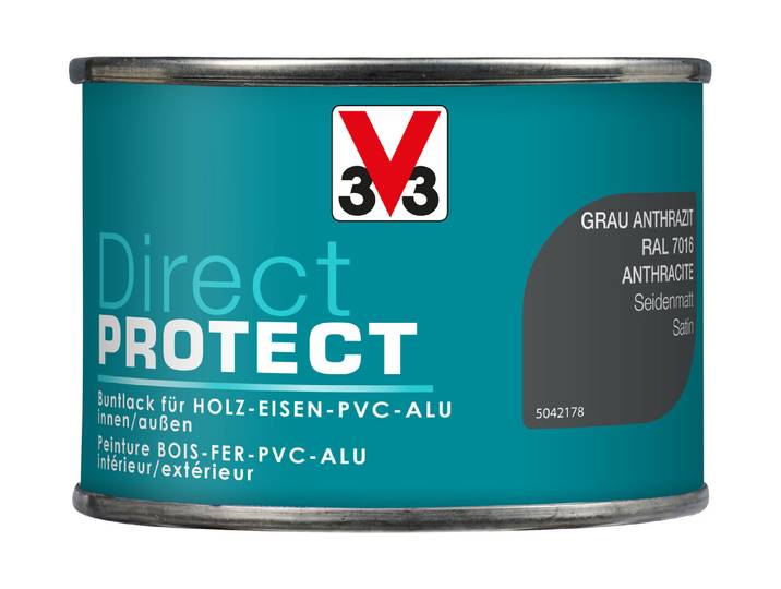 V33 Buntlack Direct Protect Grau