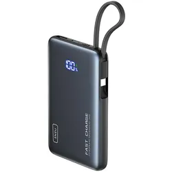 INIUPB10ACPOCKETBK Powerbank (10000 mAh, 20 W), Powerbank, Schwarz