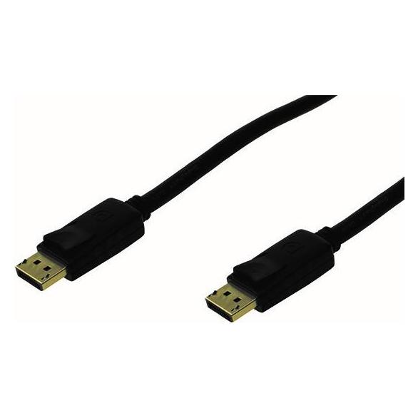 Bachmann Displayport Kabel schwarz mit 3.0m Stecker/Stecker - 3 m - DisplayPort - Display (3 m) (918.0952)