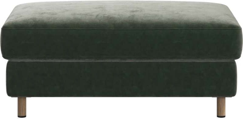 BoConcept Puf individual tela Ravello . Verde ceniza