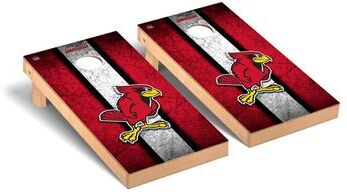 Skip's Garage Illinois State ISU Redbirds Vintage Cornhole Board Set