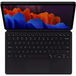 Samsung Cover Tab (DE, Samsung Galaxy Tab S7+, Samsung Galaxy Tab S8+), Tablet Tastatur, Schwarz