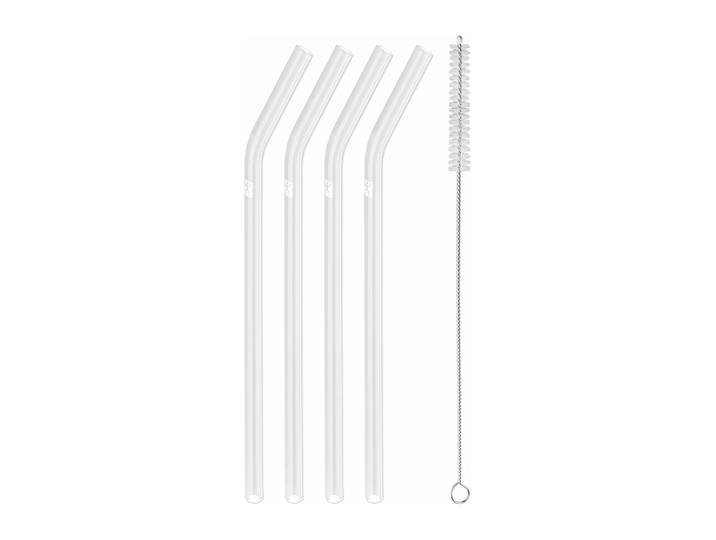 Zwilling Zwilling Sorrento rietjes gebogen 4-pack Transparant