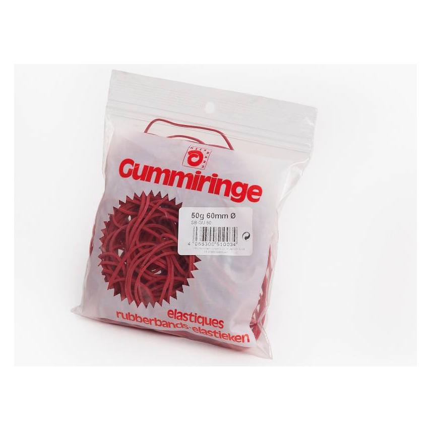 Magni Gummiringe 50g, 60mm Ø rot (36213557)