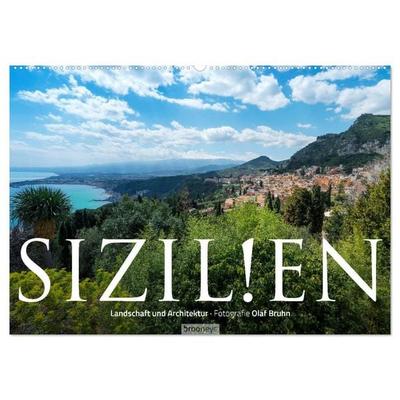 Sizilien – Landschaft und Architektur (Wandkalender 2026 DIN A2 quer), CALVENDO Monatskalender