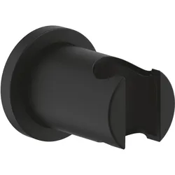 Grohe, Duschgleitstange + Brausehalter, Wandbrausehalter RAINSHOWER runde Rosette phantom black