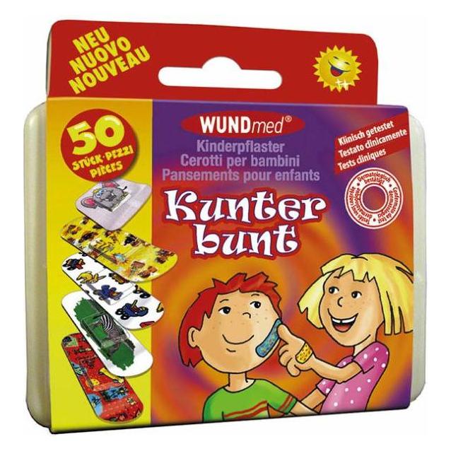 Magni Kinderpflaster 50-teilig Kunterbunt (50x) (05-010)