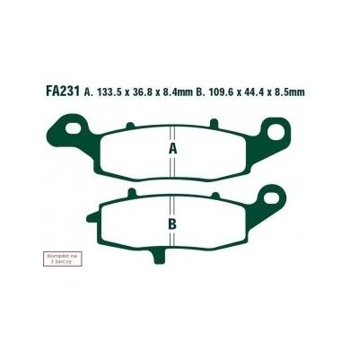 EBC Brakes Bremsbelagsatz FA231HH Bremsbeläge,Bremsklötze,Bremssteine,Bremsbeläge & Bremsbelagsatz,Bremsklötze & Bremsbelagsatz