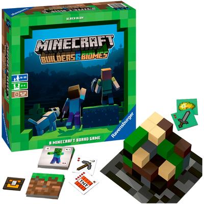 Spiel RAVENSBURGER "Minecraft: Builders & Biomes", bunt, Spiele, Kinder, Made in Europe