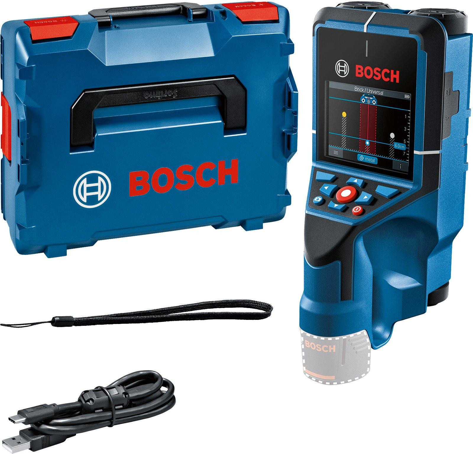 Bosch Professional D-Tect 200 C muurscanner met L-BOXX en Bosch Radar Technology polsband - 0601081608
