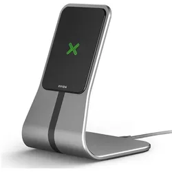 Xvida Ladegerät „ Wireless Charging Desk Stand Industrial 2 A“ (34560-uniW). (7.50 W), Wireless Charger, Silber