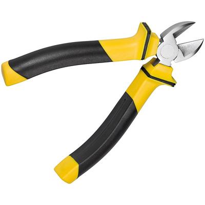 Fixpoint 77151 Seitenschneider 160 mm, Schwarz-Gelb - mit 2 cm Schnittfläche
