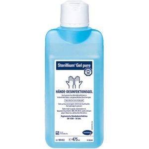 Sterillium Desinfektionsmittel 9814520, Gel pure, für Hände, alkoholisch, Euroflasche 475 ml